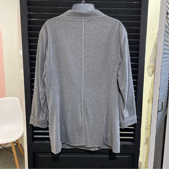 Magaschoni Heather Grey Blazer - Picture 3 of 6